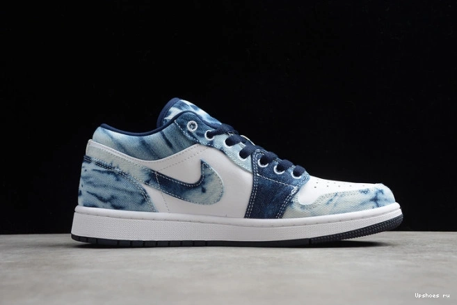 Washed Denim Jordan Low 1 CZ8455-100 1115